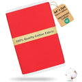 Craftido-19 Options-100% Cotton Fabric by The Yard in Solid Color 44”Wide by 3yd (9 ft) -Medium Weight 5.2 oz-Soft Cotton for Quilting, Sewing, Crafts, Binding, Backing and Lining - Red - color: Red