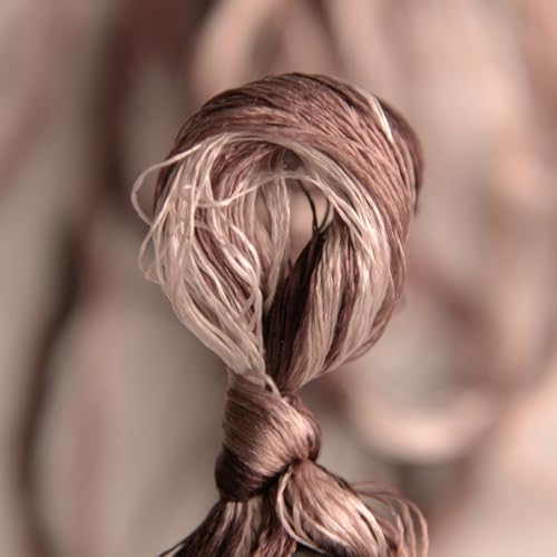 100% Mulberry Silk Embroidery Thread 7 Colors 110m Each (23) - color: 23