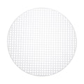 MECCANIXITY 10pcs 7" Plastic Mesh Canvas Sheet 6 Count Round Needlepoint Blank Canvas for Embroidery Knit Crochet Acrylic Yarn Crafting, White - size: 7"