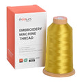 Poolin Polyester Machine Embroidery Thread 4000M 40WT Mustard Yellow 0539 - color: Mustard Yellow 0539