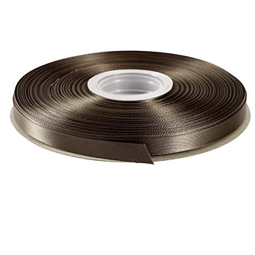 ITIsparkle 3/8" Inch Double Faced Satin Ribbon 50 Yards-Roll Set for Gift Wrapping Scrap Books Party Favor Hair Braids Baby Shower Decoration Floral Arrangement Craft Supplies, Dark Olive Ribbon - color: Dark Olive