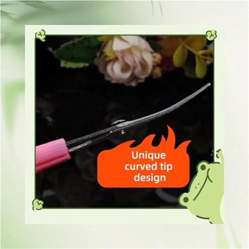 4-3/4" Sharp Curved Tip Needlework Cutter Applique Embroidery Scissors((Pack of 1) - style: 1 Pack