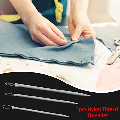 AYLIFU 3piece Large-Eyed Nylon Thread Knitting Needle Yarn Wool Needle Knitting Needle Yarn Sewing Needle Weaving Tool (3pcs)