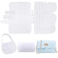 Framendino, 6 Pack Plastic Mesh Canvas Sheets Clear Blank Embroidery Tools for DIY Crochet Bag Making