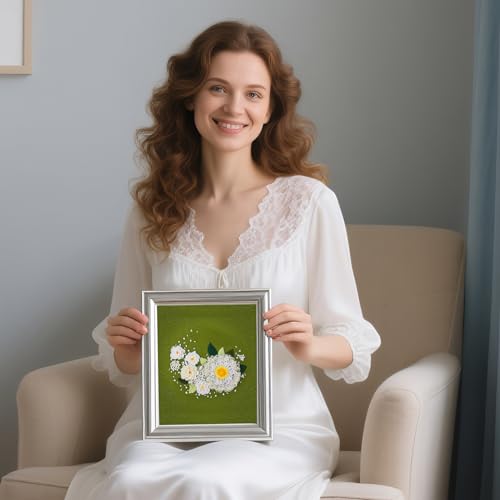 LX LERMX Embroidery Kits for Beginners, Adult Starter Cross Stitch Kit Needlepoint Complete DIY Kit with Unique Patterns, Hoop, Colorful Threads, Tools, Step by Step Instructions & Video Tutorial - color: Pattern 10 - 3PCS