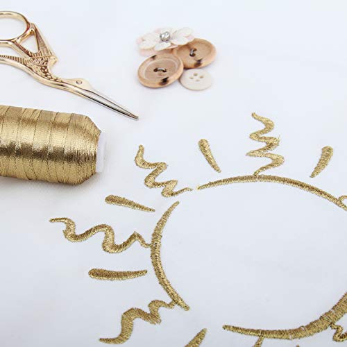 ThreadArt Metallic Embroidery Thread, 1000M, No. L39 - Copper - color: Copper