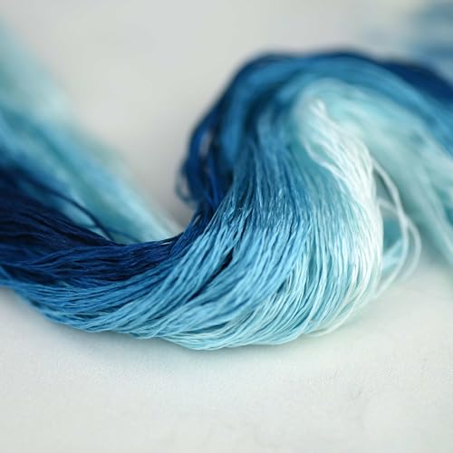 Natural 100% Mulberry Handmade Embroidery Silk Thread Silk Floss (64) - color: 64