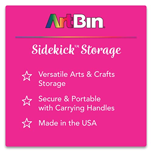 ArtBin Sidekick Carrying Case with Handle, Translucent - size: Standard