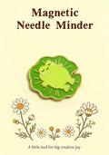 HENYANMHXH Needle Minder Magnet, Cute Magnetic Needle Holder, Lazy Frog - color: Lazy Frog