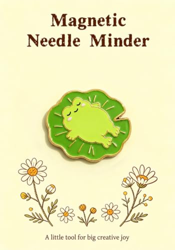 HENYANMHXH Needle Minder Magnet, Cute Magnetic Needle Holder, Lazy Frog - color: Lazy Frog
