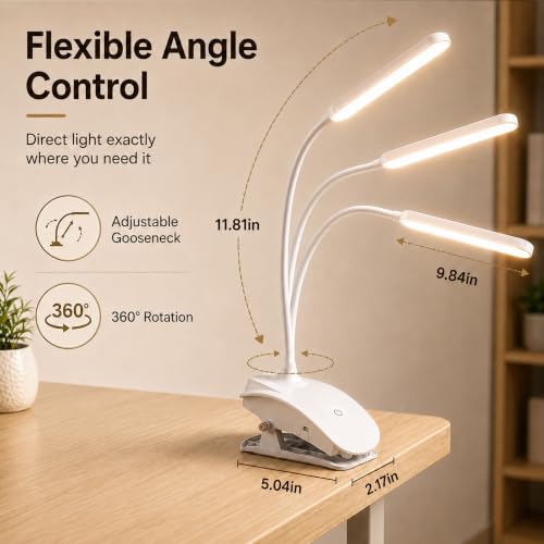 Rechargeable Easel Light for Painting, 45cm LED Lamp Bar