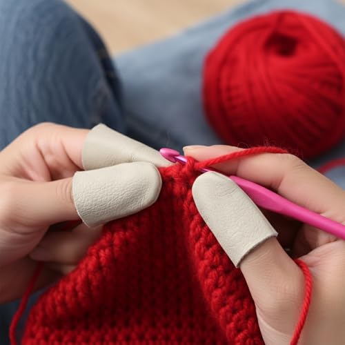 5 Pairs Finger Protectors for Sewing Crochet Finger Guard