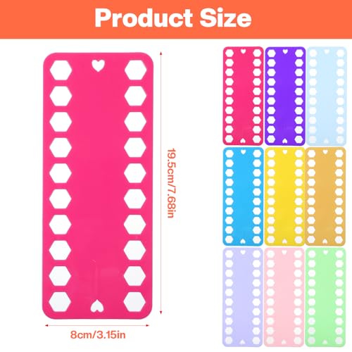 10Pcs Embroidery Thread Organizer Card Embroidery Thread Bobbins Floss Cards Cross Stitch Threads Organizer Storage Tool for Sewing Needlework Wire Keeper Craft DIY 10 Color