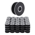 Mandala Crafts Black 15J SA156 Prefilled Bobbin Thread, 144 PCs - color: Black, size: Size A 144 X 142 Yards