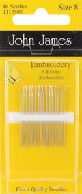 Crewel/Embroidery Hand Needles-Size 8 16/Pkg