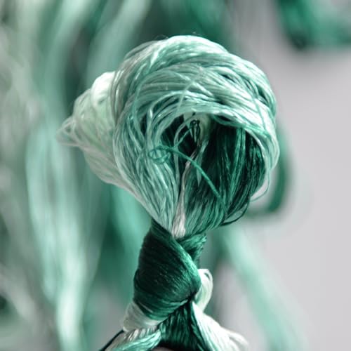 100% Mulberry Silk Embroidery Thread 9 Colors 22m Each (53) - color: 53