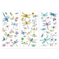 3 Sheet Dragonfly Rub on Transfers for Crafts and Furniture 6x12 - style: Dragonfly
