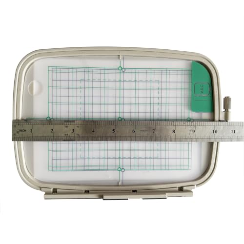 LNKA SA444-Large Hoop Embroidery Hoops 7-Inch-by-5-Inch for Brother PE800 PE770 780D PE700 PC6500 Brother Innovis 1250 700 Sewing Machines - size: SA444-Large Hoop
