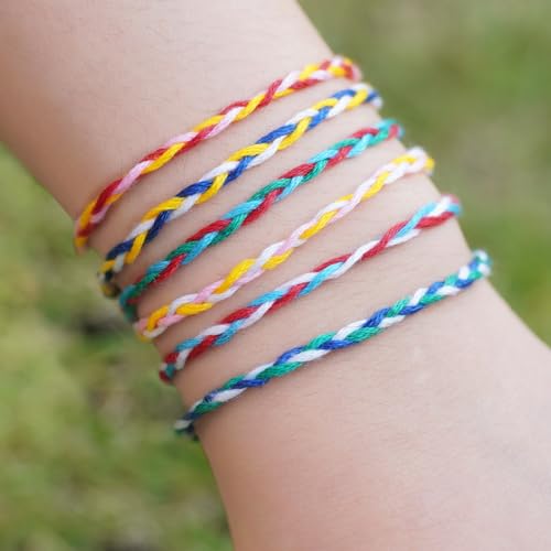 Friendship Bracelet String 36 Rainbow Color Skeins, Embroidery Floss Cross Stitch Embroidery Thread Floss Bracelet Making Yarn, Craft Floss - color: 36 Color