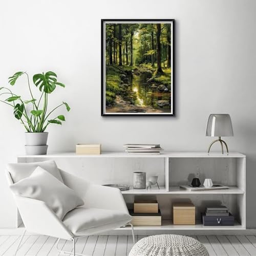 niurenmaoyi Stamped Cross Stitch Kits for Beginners,Counted Embroidery Craft Kits for Adults,Needlepoint Kits for Adults,Fantasy Landscape Wall Art 11.8X15.8In - color: Cross Stitch Kits0421-03