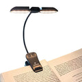 Vekkia 14 LED Rechargeable Book Light for Reading at Night - color: Jet Black