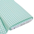Threadart Spring Picnic Green Gingham Cotton Quilting Fabric - 3 Yard Cut - color: Green Gingham 1, size: 3 YARD CUT