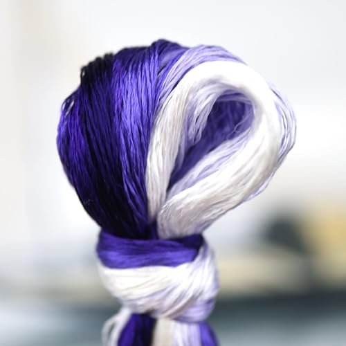 Natural 100% Mulberry Handmade Embroidery Silk Thread Silk Floss (96) - color: 96