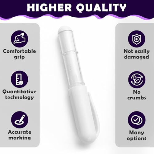 Sewing Chalk for Fabric, Wipeable and Washable Fabric Chalk for Sewing, Etailed Marking on Fabrics, Cottons, Leathers - White - color: White