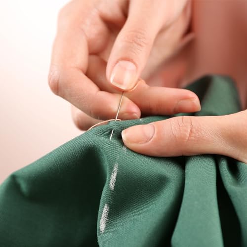 uxcell 25Pcs Hand Sewing Needles, 1.5 Inch Length Large Eye Stitching Needles Metal Sewing Needle Easy to Thread for Sewing Mending - size: 1.5"