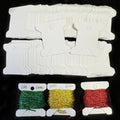 200 Pcs Embroidery Floss Bobbins,Cardboard Embroidery bobbins (White)