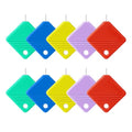 10 PCS Needle Threaders, Automatic Needle Threader for Sewing Machine Square Plastic Self Threading Needles Threader Tool for Embroidery Floss, Hand Sewing, Cross-Stitch Craft, Fits All Needles Sizes - style: Square