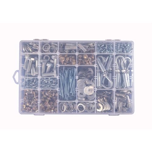 Plastic Organizer Container Box 36 Compartments Jewelry Storage Box with Adjustable Dividers (1 Pack)