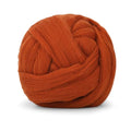 3.53oz Needle Felting Wool Roving Wool for Felting Wool Felting Supplies - color: brown