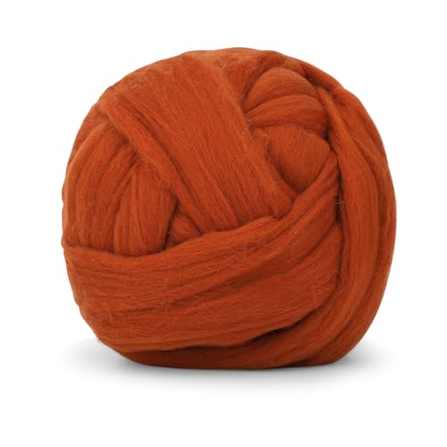 3.53oz Needle Felting Wool Roving Wool for Felting Wool Felting Supplies - color: brown