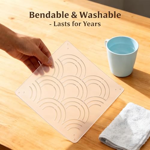 56 Piece Sashiko Stencil Kit 5.1 x 5.1 Inch PET Templates