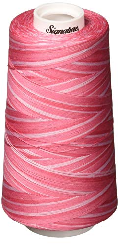 Signature 3 Ply Cotton Quilting Thread, 40wt/3000 yd, Variegated Pinky Pinks