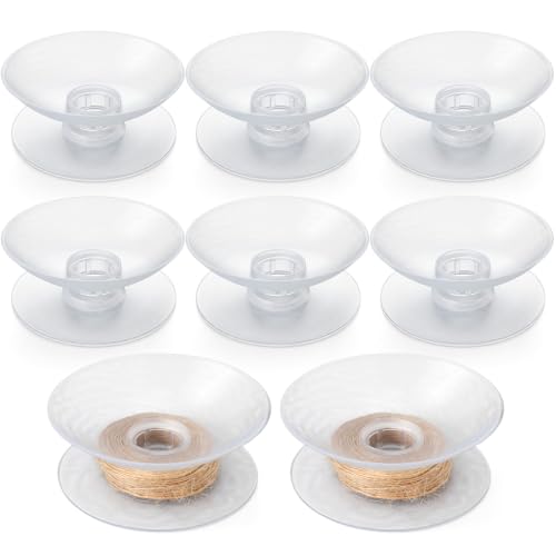 Klyyo Clyro 8 Pack 3.7'' Large No-Tangle Yarn Bobbins for Crochet Knitting