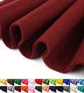 Barcelonetta | Felt Fabric | 72" Wide | 1.6mm Thick | Acrylic & Soft | Felt by the Yard | Felt for DIY Crafts, Projects, Sewing (Burgundy, 1 Yard) - color: Burgundy, size: 1 Yard
