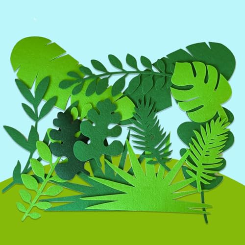 24 Pcs Felt Fabric Sheets, 8 Inch X 12 Inch St. Patrick's Day Green Craft Felt 1mm Thick A4 Stiff Felt Sheets for DIY Supplies(Green Series) - color: Green Series