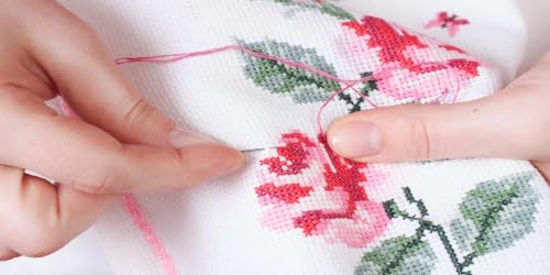 Aida Cloth 14 Count Cross Stitch Fabric,20×60inch (14CT,White) - color: White, size: 14CT