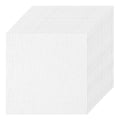 20 PCS Linen Embroidery Fabric, 12 × 12 Inch Bright White Fabric - color: Bright White, size: 12×12 Inch