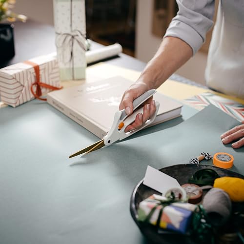 Fiskars 10" Easy Action Bent Handle Titanium Craft Scissors - style: Bent Handle Titanium Easy Action