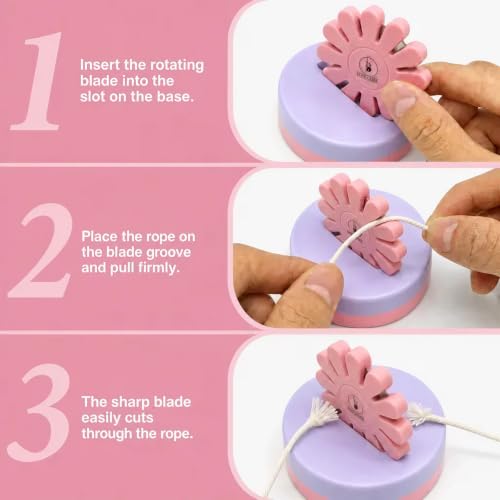 Sizobi Pink Magnetic Pin Holder with Thread Cutter, Blade Saver - color: Pink Cutter