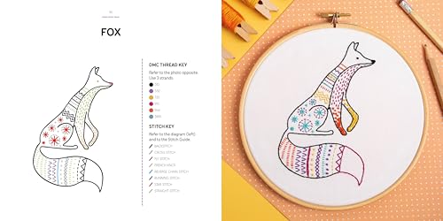 Embroidery Made Easy: Awesome Animals: 12 beginner-friendly embroidery patterns with iron-on transfers