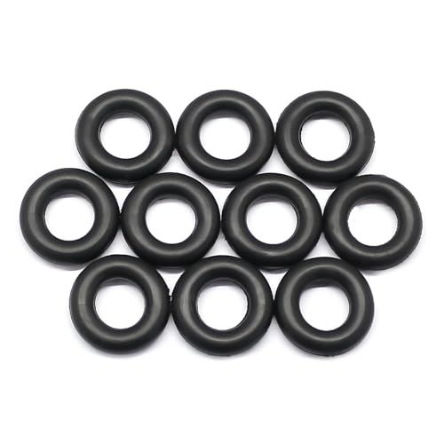 10pcs Bobbin Winder Rubber Tires O Ring Compatible with Sewing Machine Singer 15-91, 66-16, 99K, 128-3,#15287 - color: 10pcs