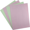 KCS 4/6 pc of 12" x 18"(30cmx45cm) 18CT Counted Cotton Aida Cloth Cross Stitch Fabric (4 pc, Pink+Light Green) - color: Pink+light Green, size: 4 pc