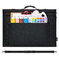 JJRING 24x36 Art Portfolio Tote Bag With Shoulder Strap, Black - size: 24''*36''