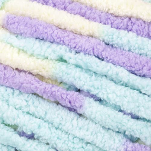 Bernat BABY BLANKET BB Easter Egg Yarn - 1 Pack of 10.5oz/300g - Polyester - #6 Super Bulky - 220 Yards - Knitting/Crochet - color: Easter Egg, size: 1 Pack
