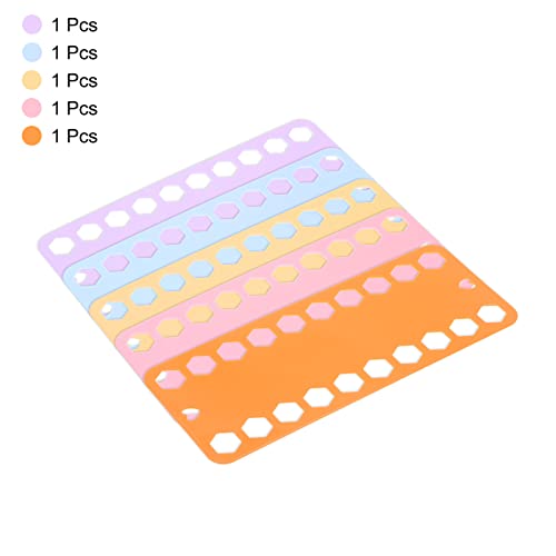 HARFINGTON 5pcs Embroidery Floss Organizer Cards 20 Positions 7.68"x3.15"