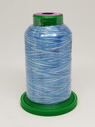 Isacord Embroidery Thread Variegated (9605 Ocean)